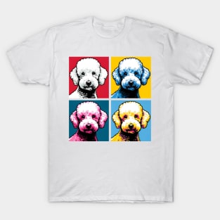 Bedlington Terrier Pop Art - Dog Lovers T-Shirt